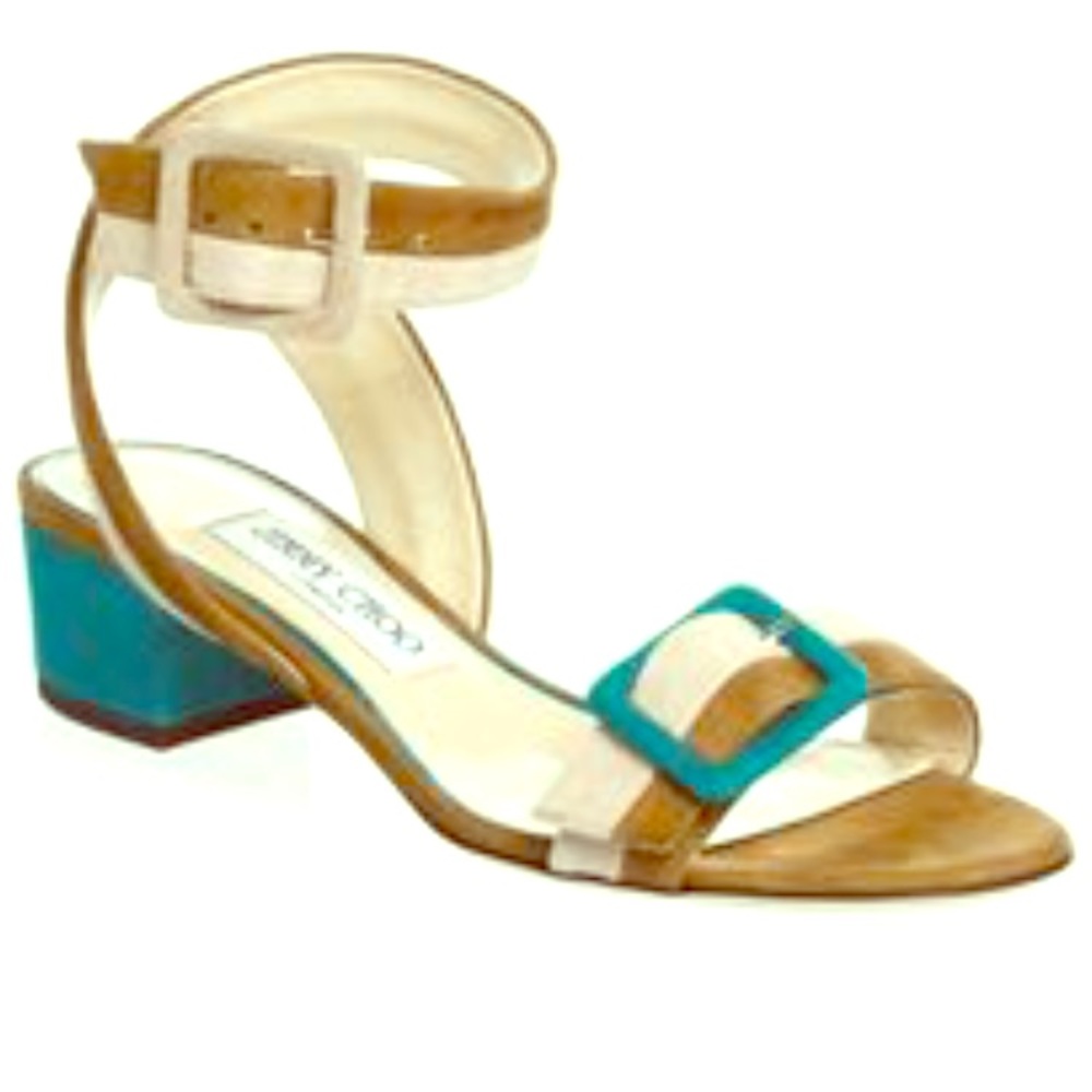 Jimmy Choo Patchwork Sandals